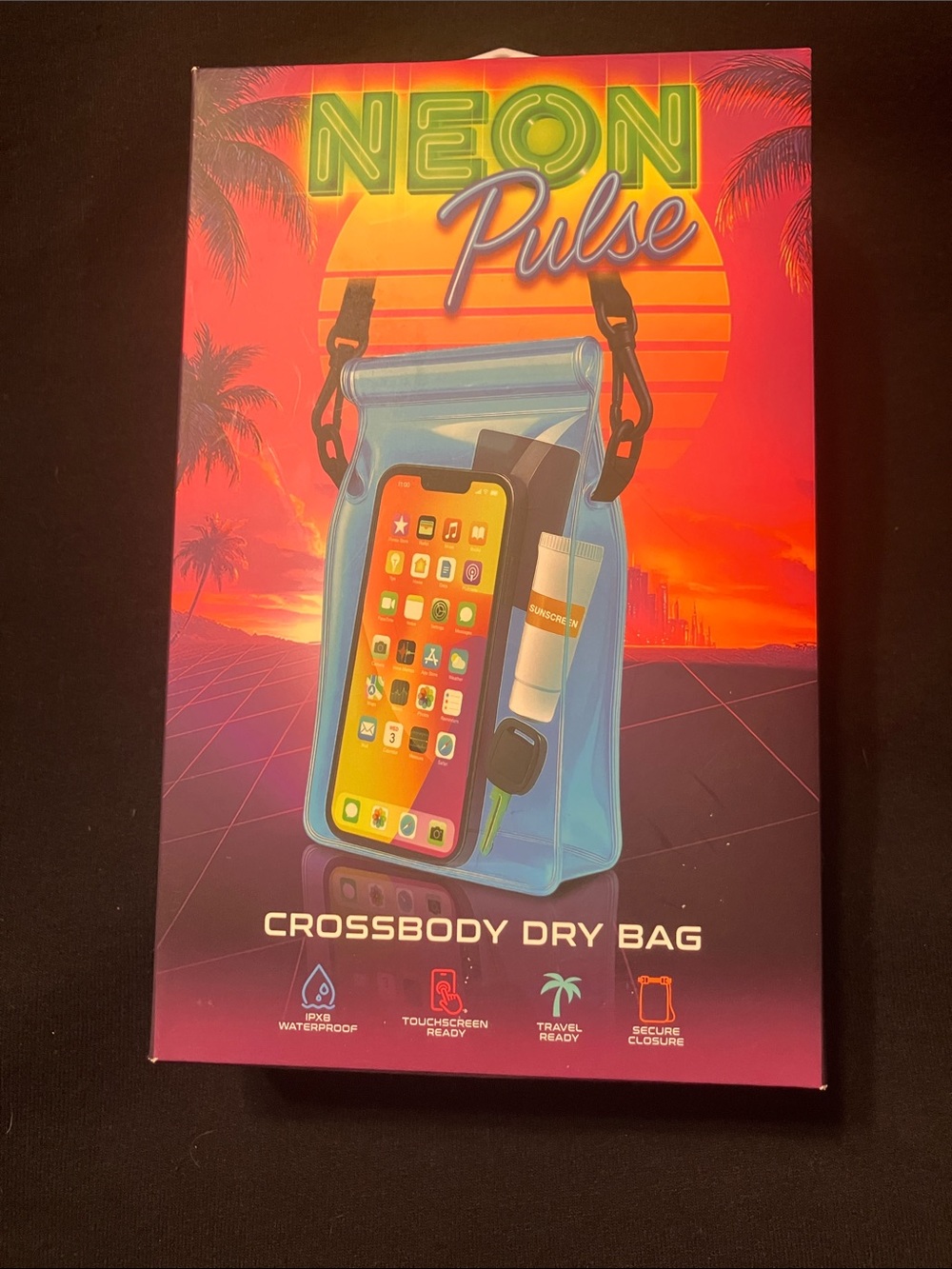 Crossbody Dry Bag Case - Blue